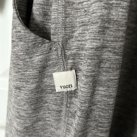 Vuori Long Sleeve Lux Jumpsuit in Clay Heather Gray Size Small - Picture 5 of 5